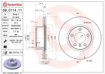 BMW 1 Serisi F20 118i Ön Fren Diski 1.6 Turbo 170 Beygir 300 mm Çap 2012-2015 BREMBO