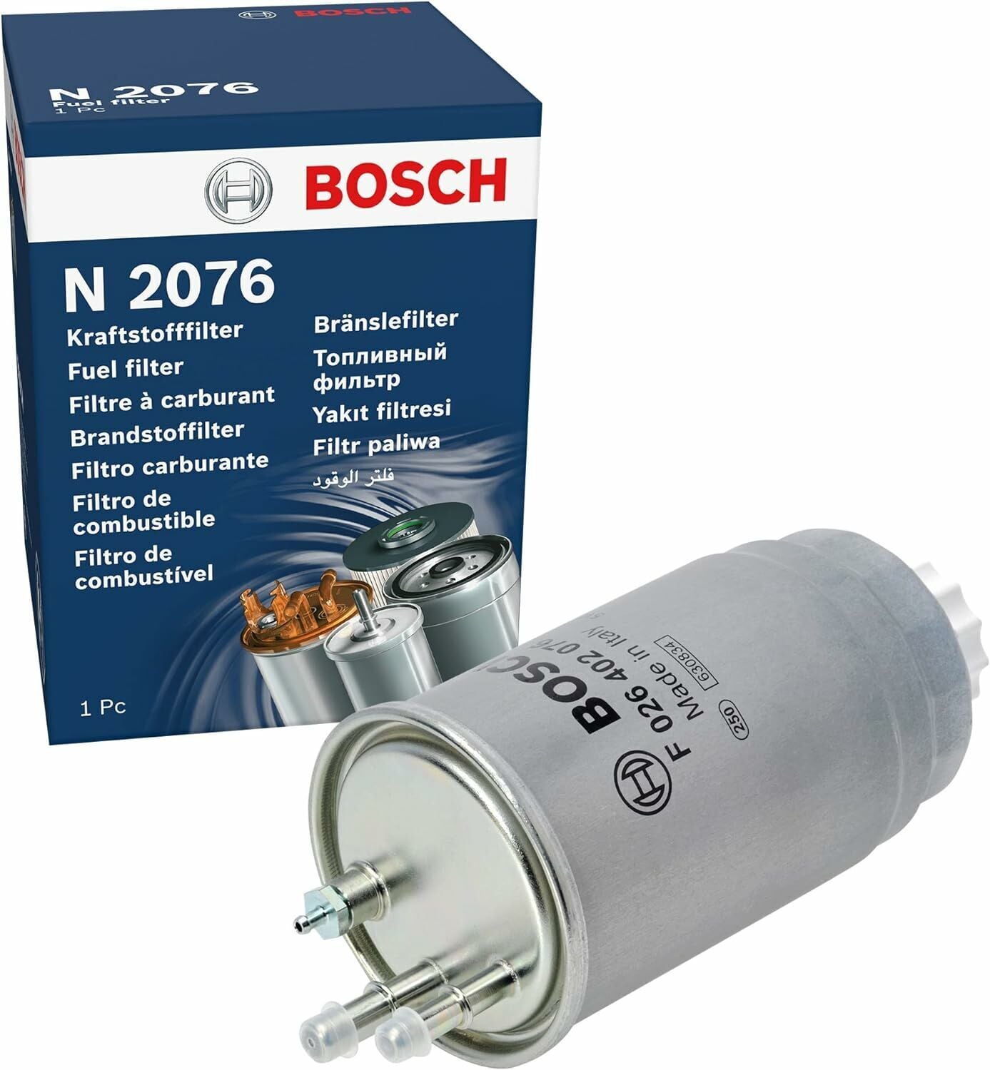 Fiat Linea Mazot Filtresi 1.3 Multijet 95 Beygir Metal Tip/Isıtmasız 2007-2017 BOSCH