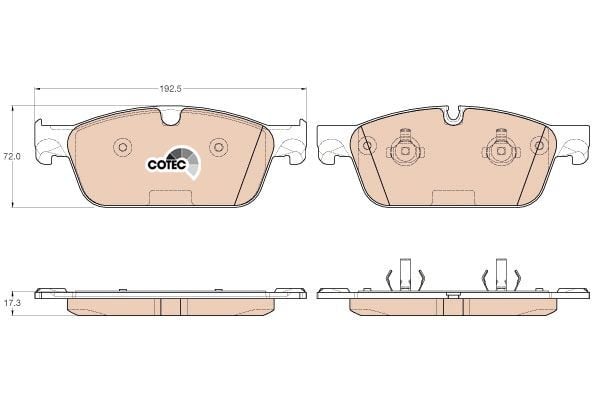 Mercedes GL350 Ön Fren Balatası 2012-2015 TRW