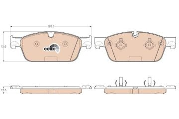 Mercedes GL350 Ön Fren Balatası 2012-2015 TRW