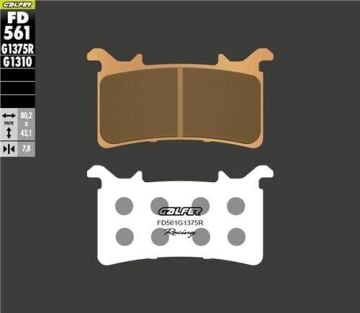 BMW M 1000 XR Ön Fren Balatası 2024 Sonrası GALFER SİNTER METAL SERAMİK SPORT RACING