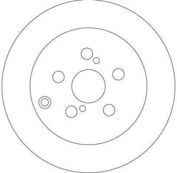 Toyota Avensis Arka Fren Diski 1.6 100 Beygir 280 mm 2004-2009 TRW