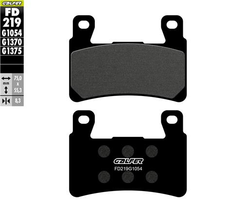 Honda CBR 600 F Ön Fren Balatası 1999-2000 GALFER YARI METAL