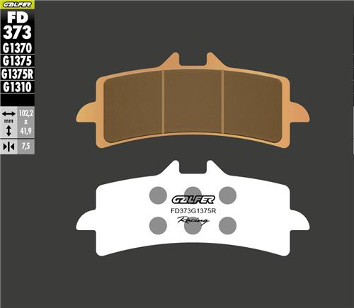 Ducati Streetfighter V4 SP2 Ön Fren Balatası 2022 ve Sonrası GALFER SİNTER METAL SERAMİK SPORT / RACING