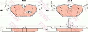 BMW E36 Kasa 328i Arka Fren Balatası 1991-1998 TRW