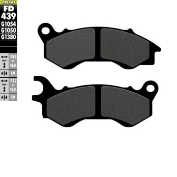 RKS Lt50 Pro Plus Ön Fren Balatası 2025 Sonrası GALFER YARI METAL