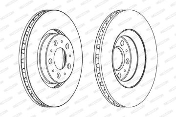 Volvo S80 T5 Ön Fren Diski 305 mm Çap 1998-2006 FERODO