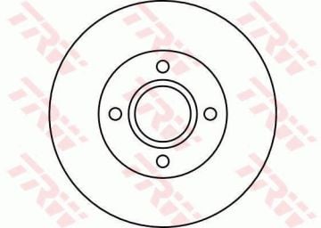 Ford Fiesta 6 Ön Fren Diski 258 mm Çap 2009-2017 TRW
