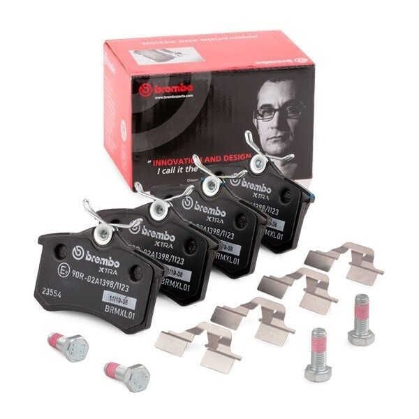 Volkswagen Jetta 4 Performanslı Arka Fren Balatası 1.4 TSI 122 Beygir 253 mm Fren Diski İçin 2011 Sonrası BREMBO XTRA