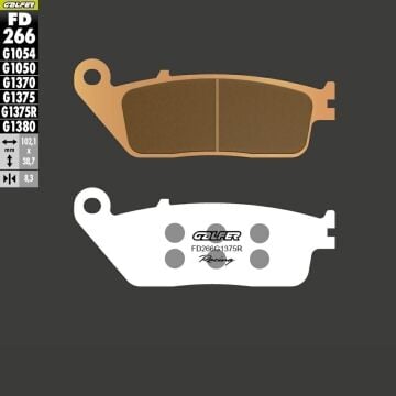 Honda CBR 600 F Ön Fren Balatası 2011-2016 GALFER SİNTER METAL SERAMİK SPORT RACING