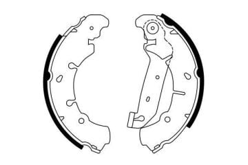 Ford Fiesta 5 Arka Kampana Fren Balatası 2002-2009 BOSCH