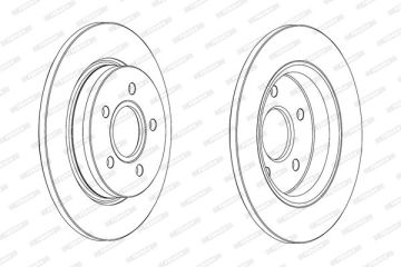 Ford Focus 3 Arka Fren Diski 271 mm Çap 2011-2018 FERODO
