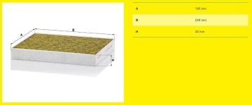 Hyundai Kona EV Elektrik Antialerjik Karbonlu Polen Filtresi 2018 Sonrası MANN