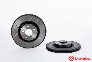 Fiat Doblo Performanslı Ön Fren Diski 1.6 Multijet 105 Beygir 284 mm Çap Çizgili 2011-2023 BREMBO MAX