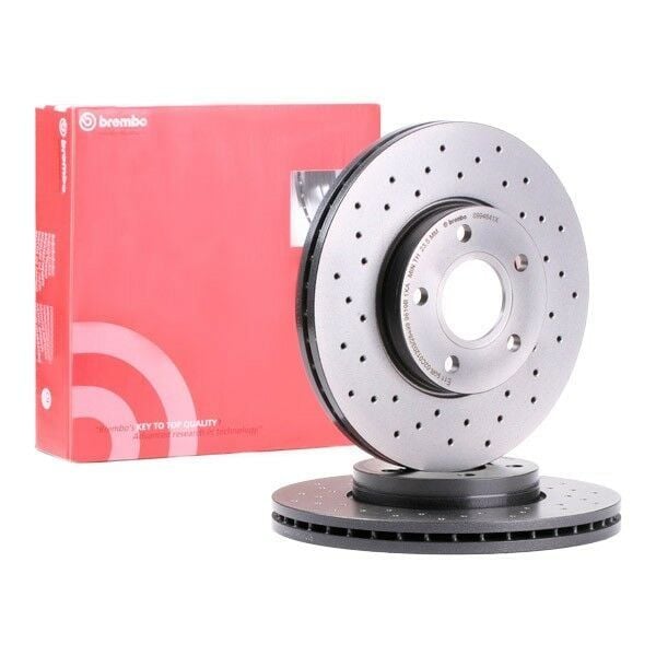 Ford Focus 3 Performanslı Ön Fren Diski City Stop'suz Modellere 278 mm Çap Delikli 2011-2018 BREMBO XTRA