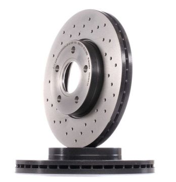 Volvo C30 Performanslı Ön Fren Diski 1.6 Dizel 109 Beygir 278 mm Çap Delikli 2007-2012 BREMBO XTRA