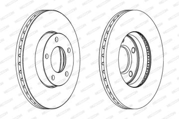 Mazda 3 Ön Fren Diski 278 mm Çap 2010-2013 FERODO