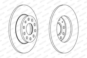 Audi A3 Arka Fren Diski 1.5 TFSI 150 Beygir 272 mm çap 2013-2020 FERODO