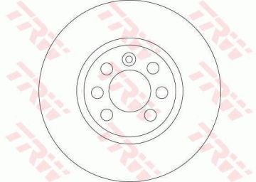 Opel Astra H Ön Fren Diski 1.3 CDTI 90 Beygir 280 mm 4 Bijon Modeller İçin 2005-2010 TRW
