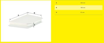 Mercedes C Serisi W203 Kasa C200 Kompressor Polen Filtresi 1.8 163 Beygir 2001-2006 MANN