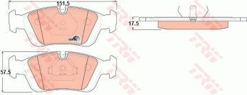 BMW Z3 Ön Fren Balatası 1996-2003 TRW
