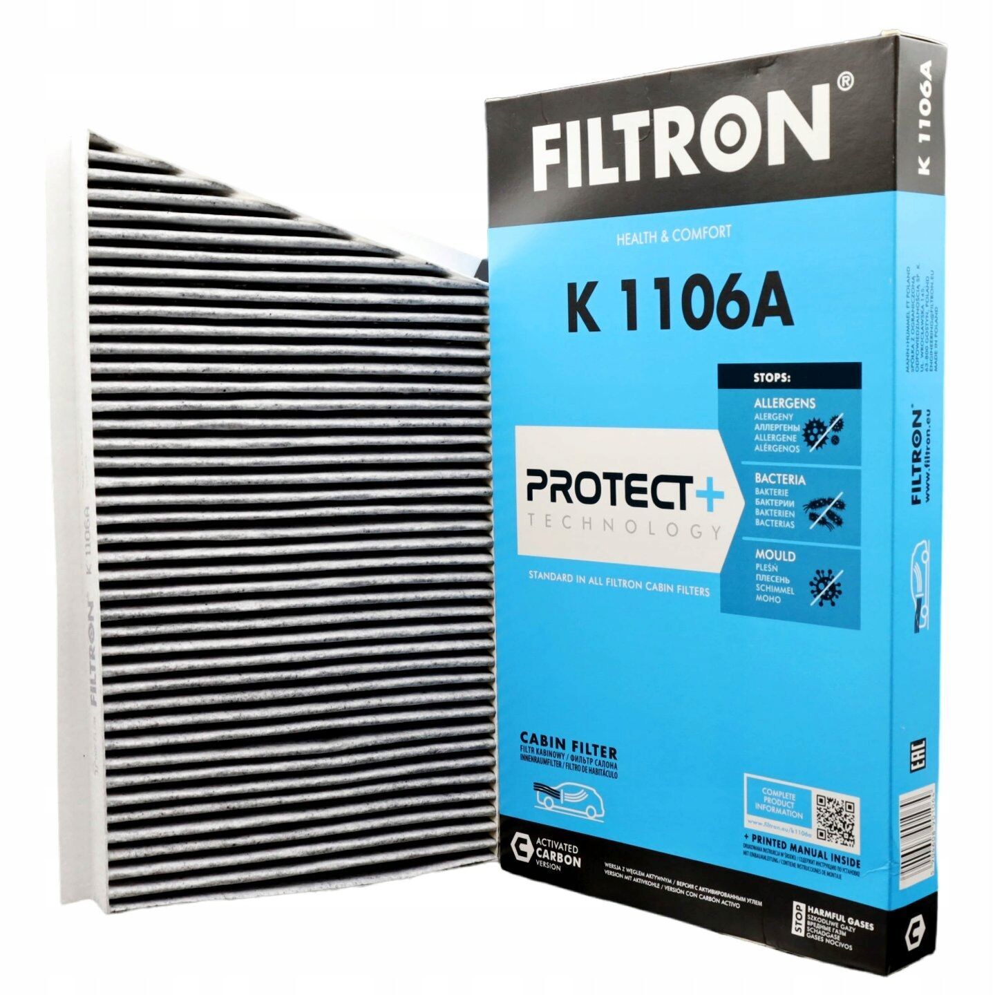 Mercedes C Serisi W203 Kasa C200 Kompressor Karbonlu Polen Filtresi 1.8 163 Beygir Montaj Tarafı Motor Bölmesi 2001-2006 FILTRON