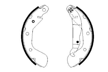 Opel Corsa C 1.0 Benzinli Arka Kampana Fren Balatası ABS'li Modellere 2001-2006 BOSCH
