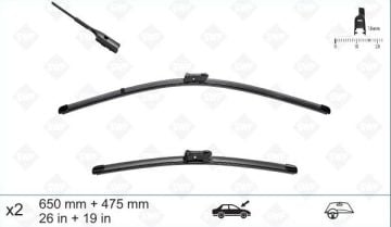 Volkswagen Passat B8 Ön Silecek Seti Sol Sağ Takım 2015-2022 SWF