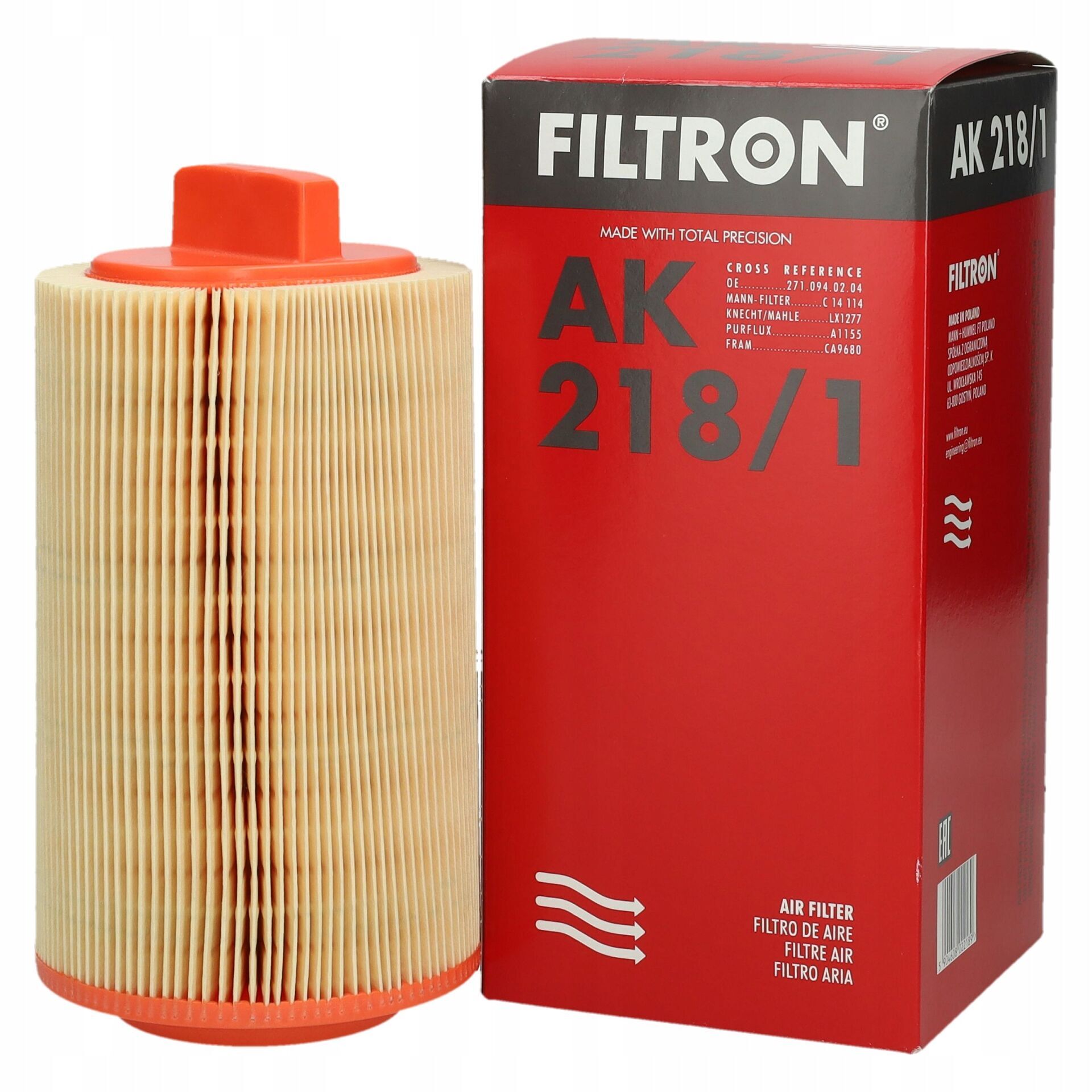 Mercedes C Serisi W203 Kasa C200 Kompressor Hava Filtresi 1.8 163 Beygir 2001-2006 FILTRON