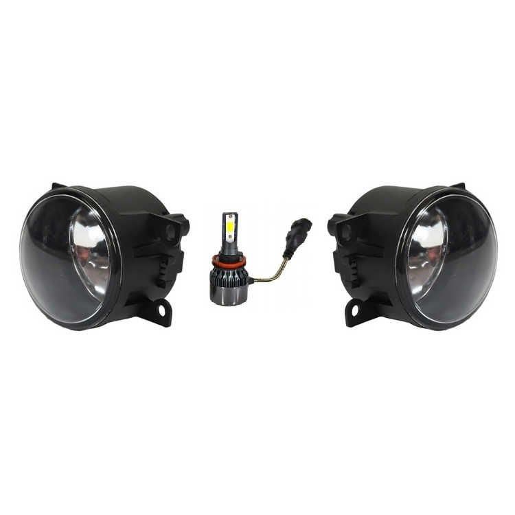 Citroen C4 Picasso Sis Farı Seti Led Ampullü Sol Sağ Takım Çerçevesiz 2007-2012 Yan Sanayi
