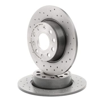 Volkswagen Jetta 4 Performanslı Arka Fren Diski 1.6 TDI 105 Beygir 272 mm Çap Delikli 2011 Sonrası BREMBO XTRA