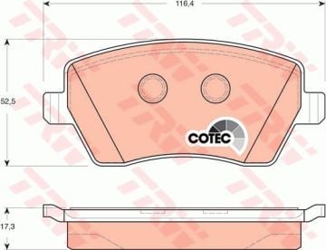Nissan Micra Ön Fren Balatası 1.2 Motor 2011-2016 TRW