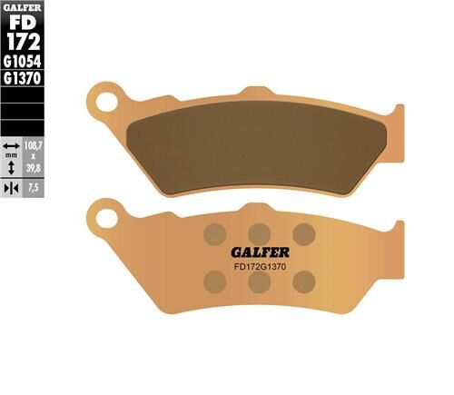 BMW F 800 GS Ön Fren Balatası 2008-2018 GALFER SİNTER METAL