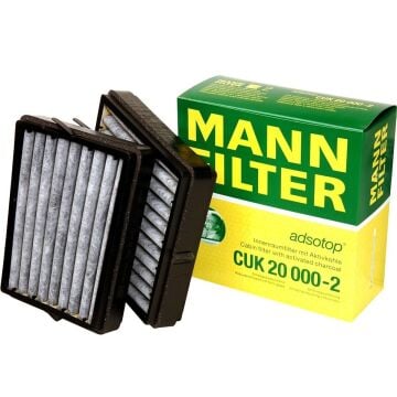 Mercedes C Serisi W203 Kasa C200 Kompressor Karbonlu Polen Filtresi 2.0 163 Beygir Montaj Tarafı Torpido Gözü 2001-2006 MANN