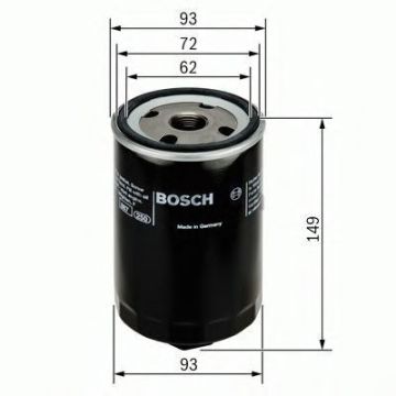 Volkswagen Passat B5 Yağ Filtresi 1.8 T 150 Beygir 2001-2005 BOSCH