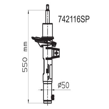 Volkswagen Golf 7 Ön Amortisör Takımı Gazlı 2013-2020 MONROE OESPECTRUM
