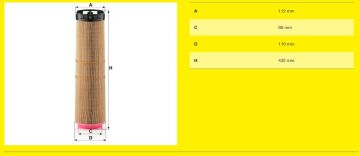 Mercedes E Serisi W211 Kasa E320 CDI Hava Filtresi 204 Beygir 2003-2009 MANN