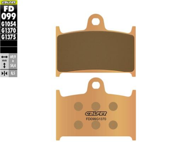 Triumph Tiger Explorer 1200 Ön Fren Balatası 2012–2015 GALFER SİNTER METAL