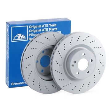 Mercedes E Serisi W212 Kasa E350 CDI Ön Fren Diski 3.0 265 Beygir AMG Spor Paket 4x2 Delikli 344 mm Çap 2009-2015 ATE ORIGINAL