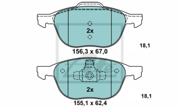 Ford Focus 3 Performanslı Seramik Ön Fren Balatası 2011-2018 ATE SERAMİK