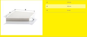 Mercedes E Serisi W211 Kasa E320 CDI Polen Filtresi 204 Beygir 2002-2009 MANN