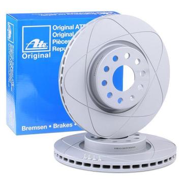 Volkswagen Golf 6 GTI Performanslı Fren Diski Ön 2.0 TSI 210 Beygir 312 mm Çizgili 2009-2012 ATE POWER DISC