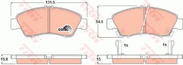 Honda Jazz Ön Fren Balatası 2002-2008 TRW