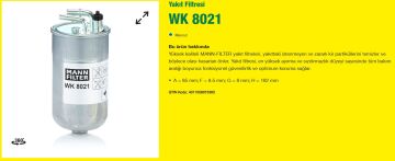 Opel Corsa D Mazot Filtresi 1.3 CDTI 75 Beygir Şase No 96129270 Sonrası 2006-2014 MANN