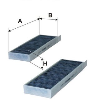 Citroen C5 Aircross Karbonlu Polen Filtresi 1.5 BlueHDi 130 Beygir 2018-2025 FILTRON