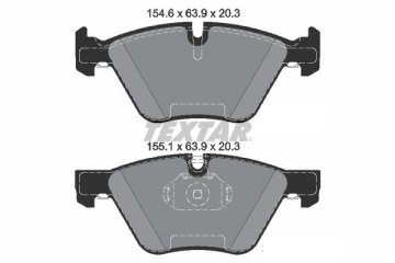 BMW 3 Serisi E92 320i Ön Fren Balatası 2007-2012 TEXTAR