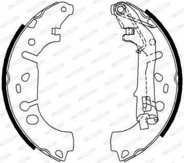 Opel Corsa D 1.2 Arka Kampana Fren Balatası 2006-2014 FERODO