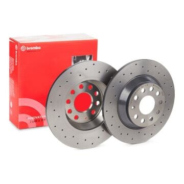Volkswagen Tiguan Arka Fren Diski 1.5 TSI 150 Beygir 300 mm Delikli Tip Çap 2016 Sonrası BREMBO