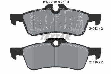 Mini Cooper S R53 Kasa Arka Fren Balatası 2001-2006 TEXTAR