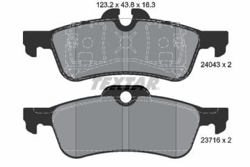 Mini One R53 Kasa Arka Fren Balatası 2001-2006 TEXTAR
